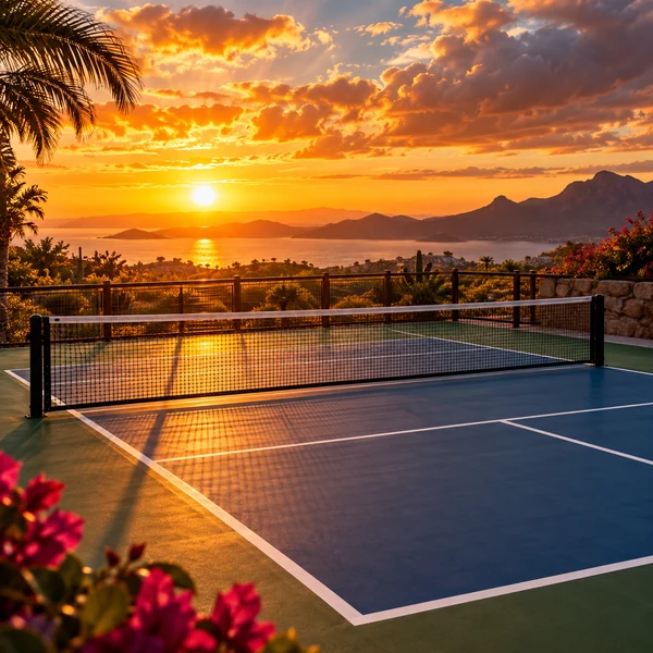 Sample pickleball court in Cebu