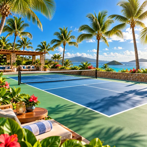 Sample pickleball court in Davao