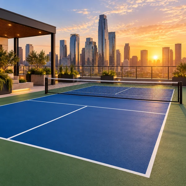 Sample pickleball court in Manila